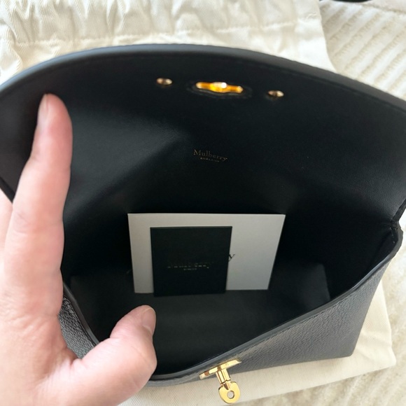 ❌❌SOLD ❌❌MULBERRY Darley Pouch in Navy Blue - Picture 7 of 11